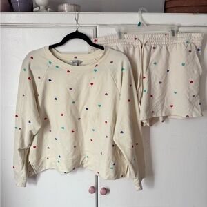 Wildfox Heart Pajama Set